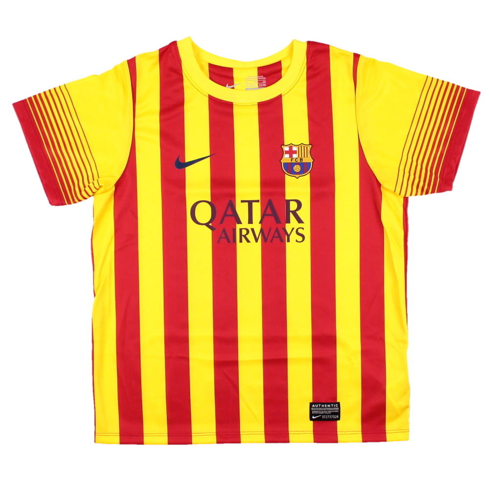 Barcelona 2013 14 Away Shirt Messi 10 SB Excellent 7sbmGi Uksoccershop