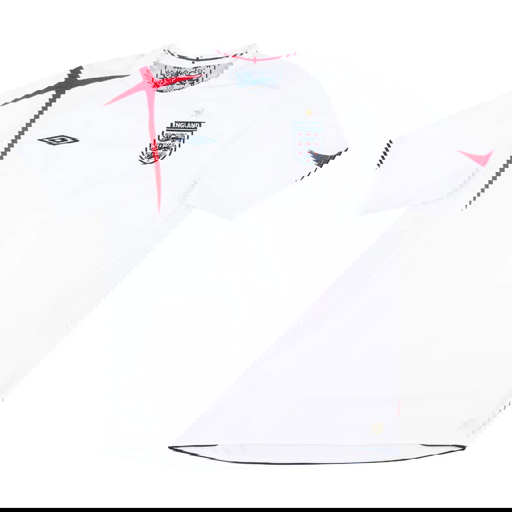 England 2005-07 Home Shirt (XXL) (Very Good) (GASCOIGNE 8)