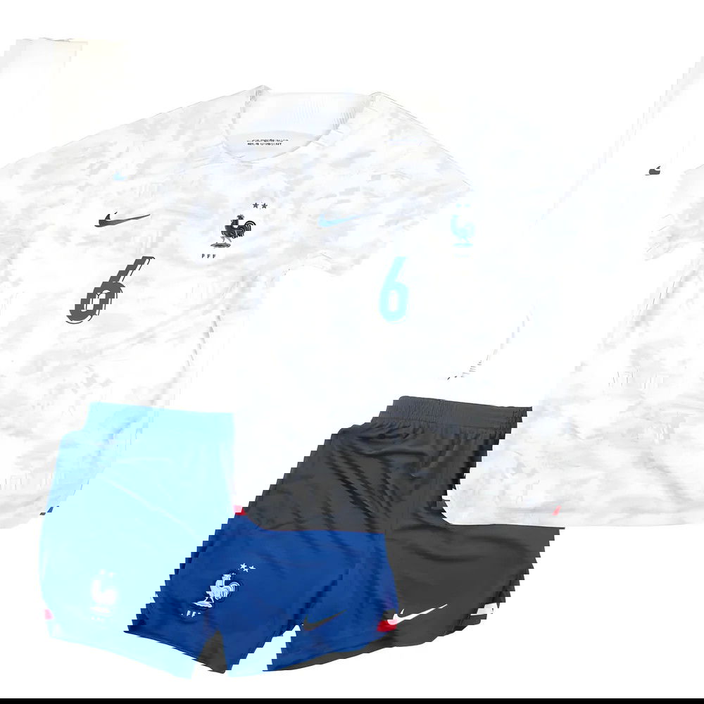 France 2022-23 Away Mini Kit (XLB) Camavinga #6 (BNWT)