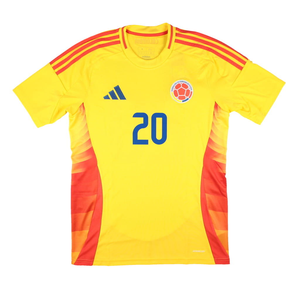 Colombia 2024-25 Home Shirt (M) Quintero #20 (BNWT)