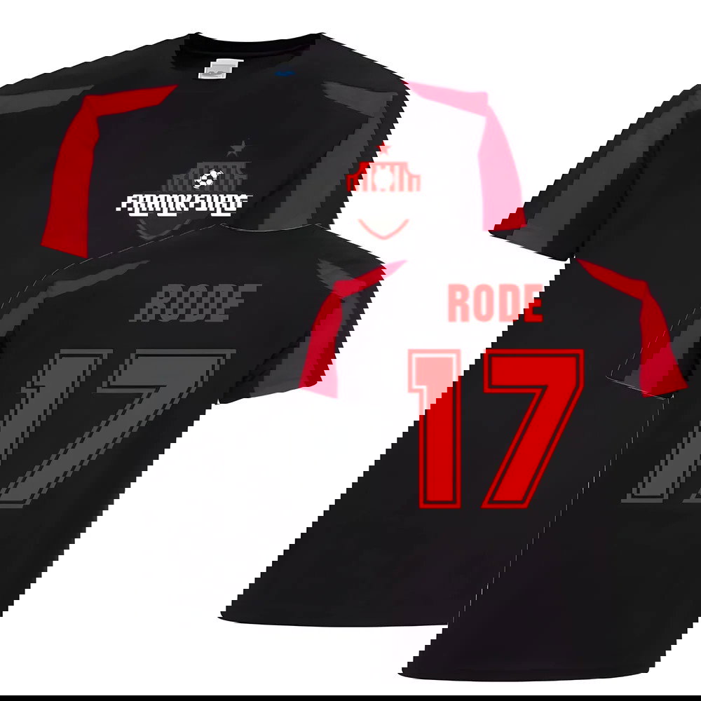 Sebastian Rode Frankfurt Sports Training Jersey (Black)