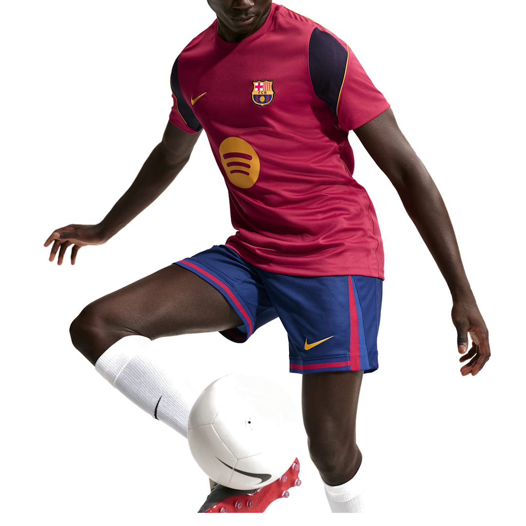 2026-2027 Barcelona Dri-Fit Strike Shirt (Noble Red)