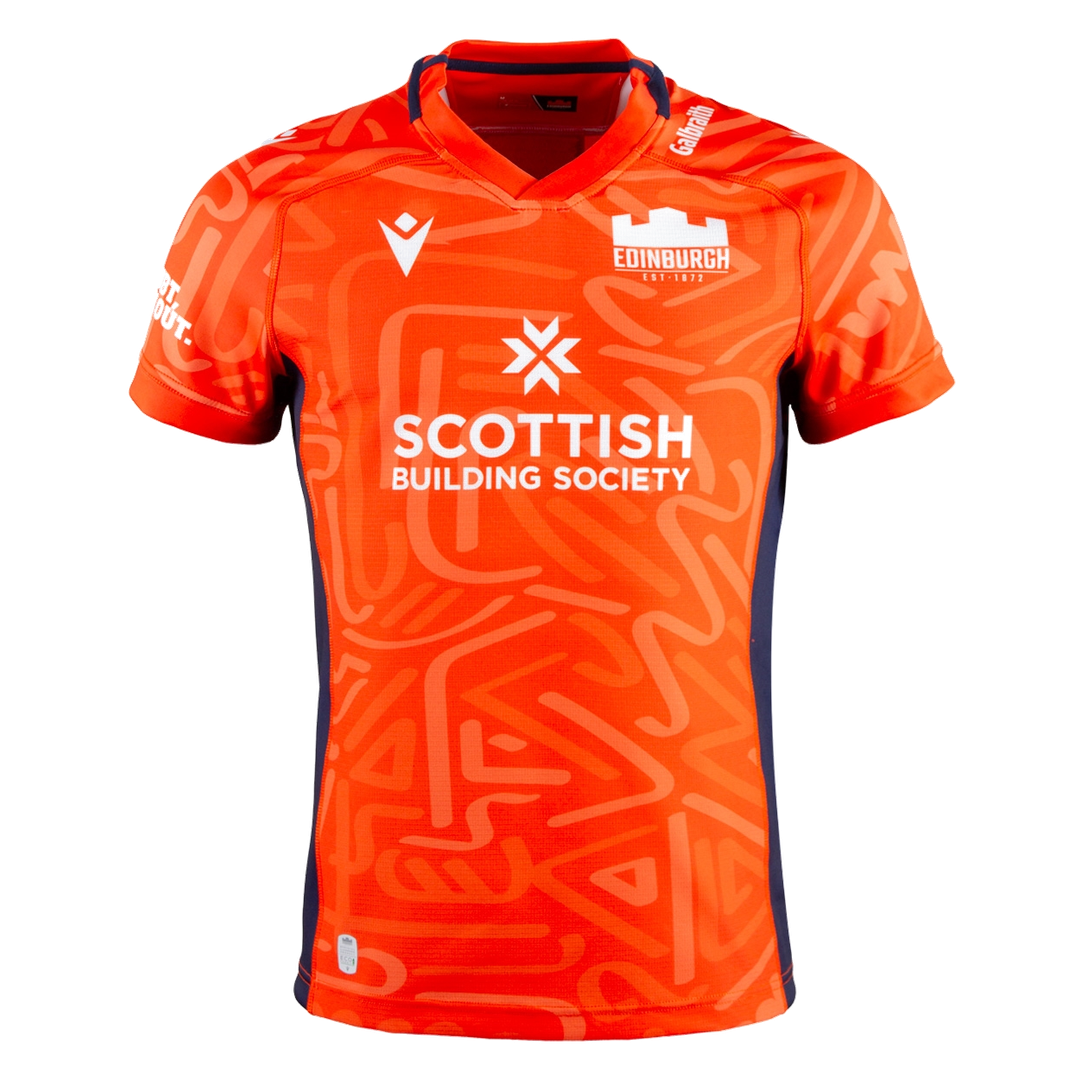 2026-2027 Edinburgh Rugby Training Shirt (Orange) (Your Name)