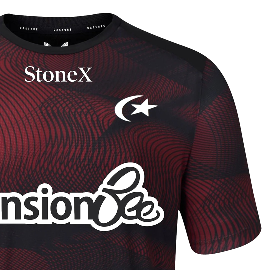 2026-2027 Saracens Rugby Pre-Match Shirt (Black)
