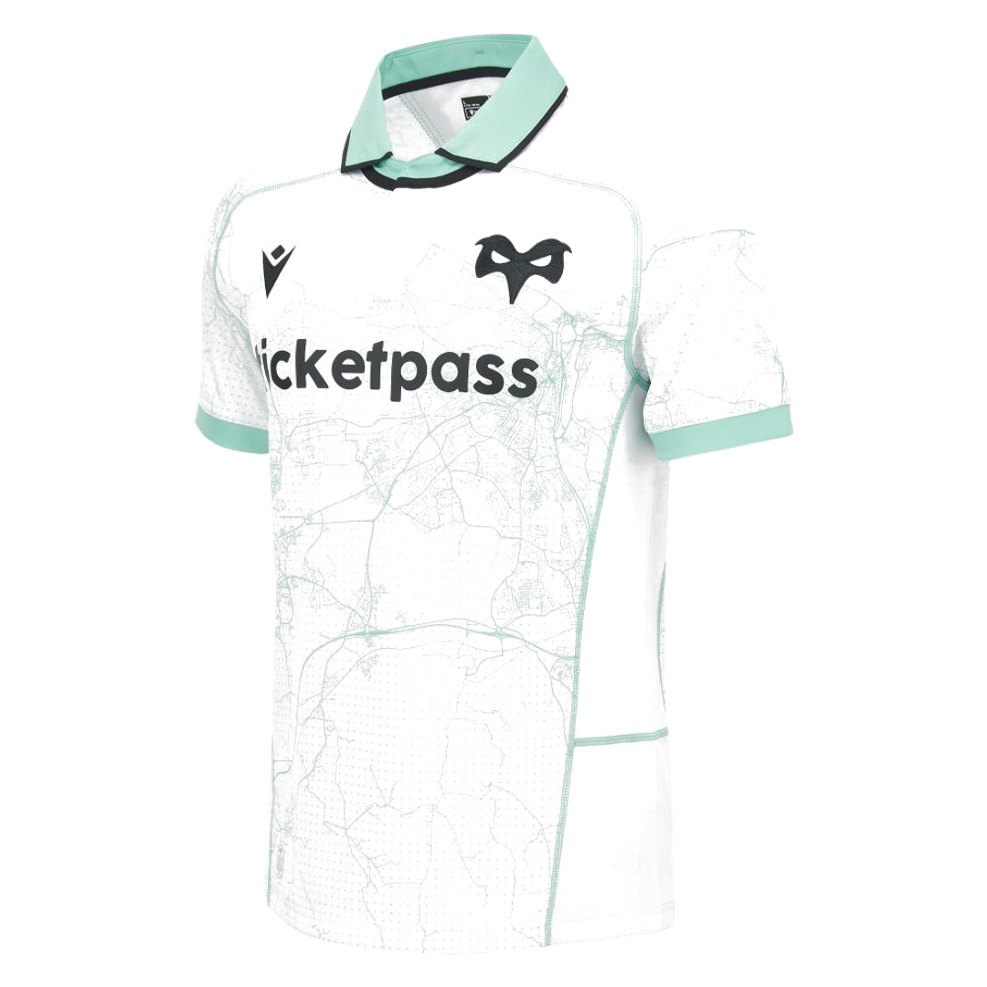 2026-2027 Ospreys Home Poly Replica Rugby Shirt (Kids) (Your Name)