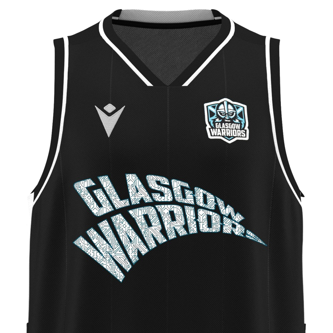 2026-2027 Glasgow Warriors Basketball Vest (Black)