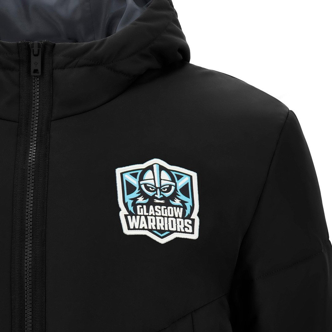 2026-2027 Glasgow Warriors Long Padded Jacket (Black)