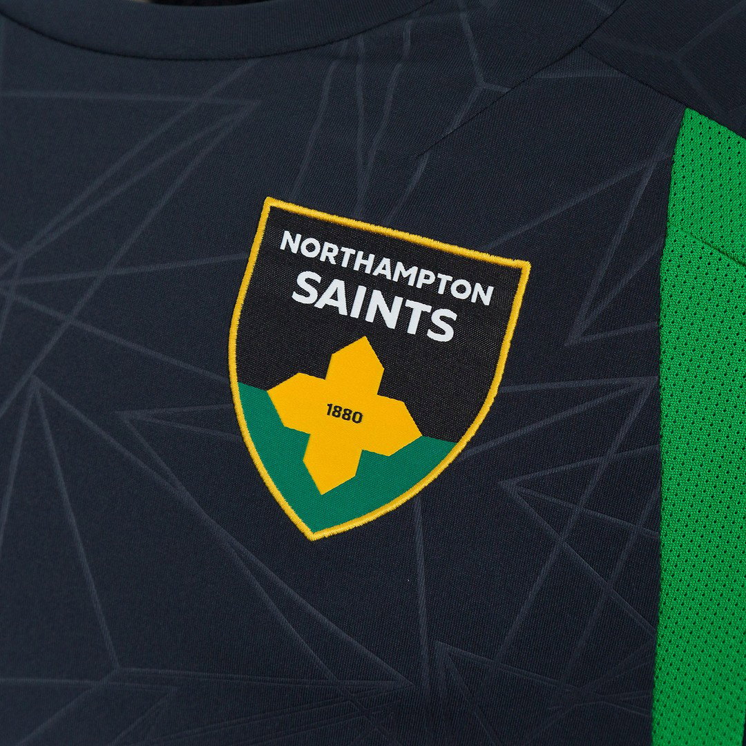 2026-2027 Northampton Saints Poly Training Shirt (Black)