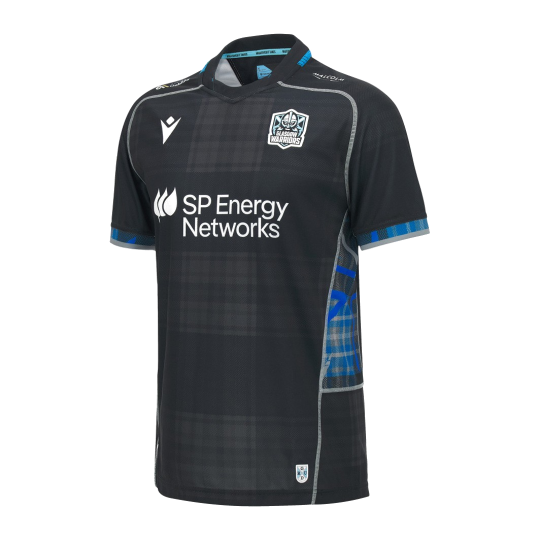 2026-2027 Glasgow Warriors Poly Home Rugby Shirt (Kids) (Your Name)