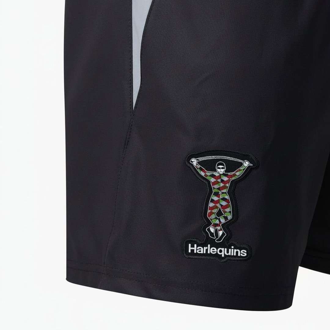 2026-2027 Harlequins Home Shorts (Black)