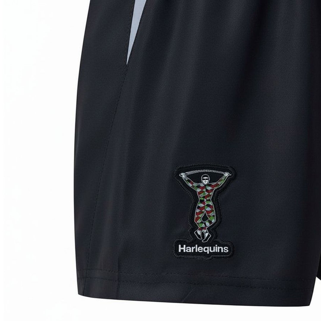 2026-2027 Harlequins Home Shorts (Black) - Kids