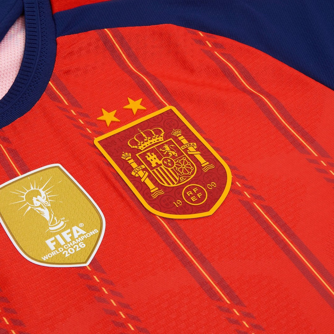 2026-2027 Spain Authentic Home WC WINNERS Shirt