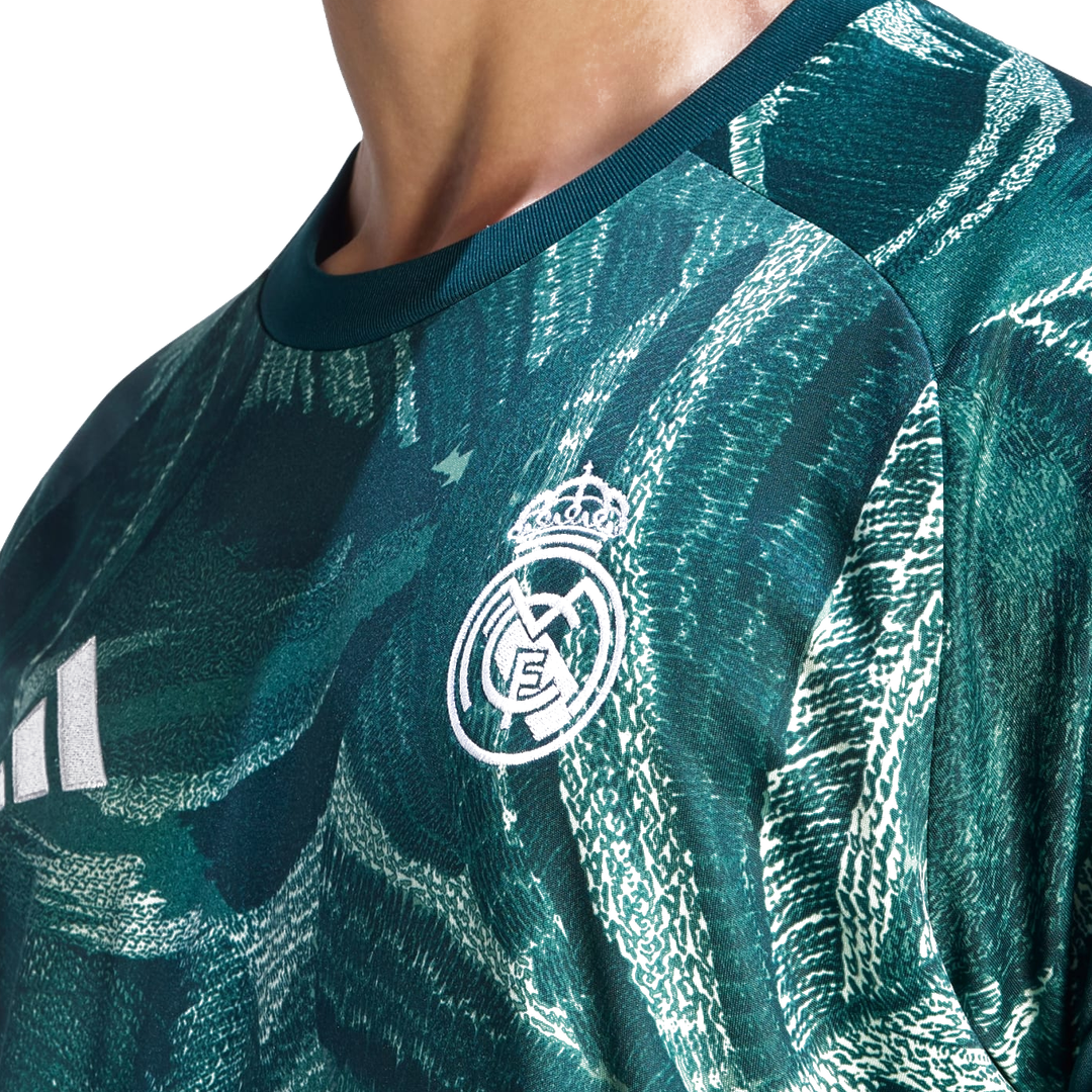 2026-2027 Real Madrid Pre-Match Shirt (Aurora Ivy)