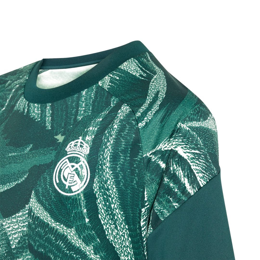 2026-2027 Real Madrid Pre-Match Shirt (Aurora Ivy) - Kids (Valverde 8)