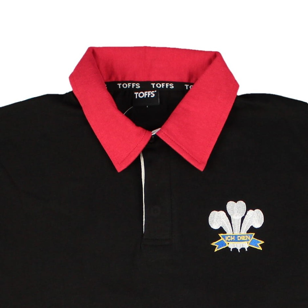 Wales 1881 Special Edition Long Sleeve Rugby Shirt (Black)