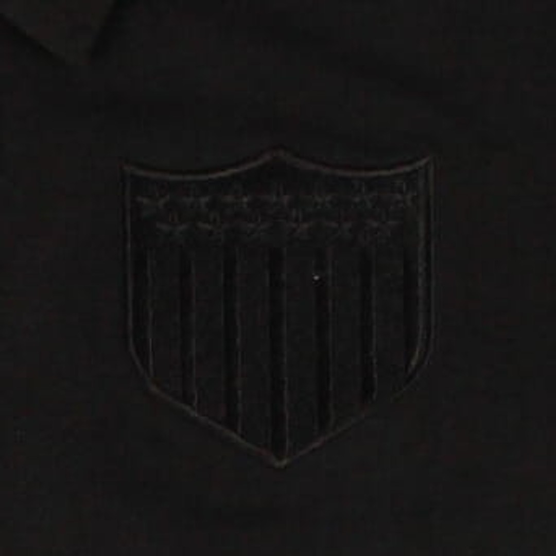 USA Blackout Badge Long Sleeve Vintage Rugby Shirt