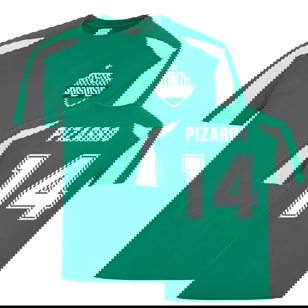 Claudio Pizarro Bremen Sports Training Jersey (Green)