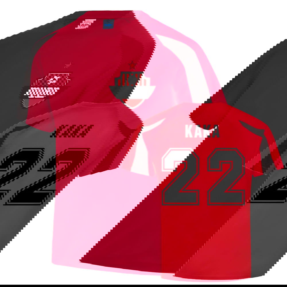 Kaka Milan Sports Training Jersey (Red)