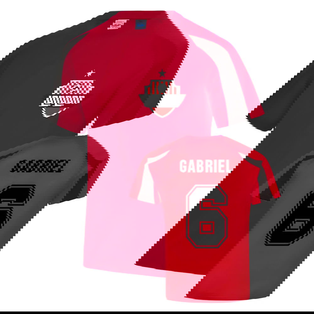 Gabriel Arsenal Sports Training Jersey (Red)