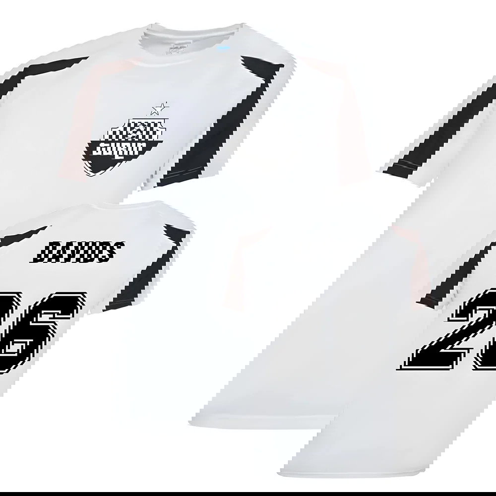 Edgar Davids Juventus Sports Training Jersey (White)