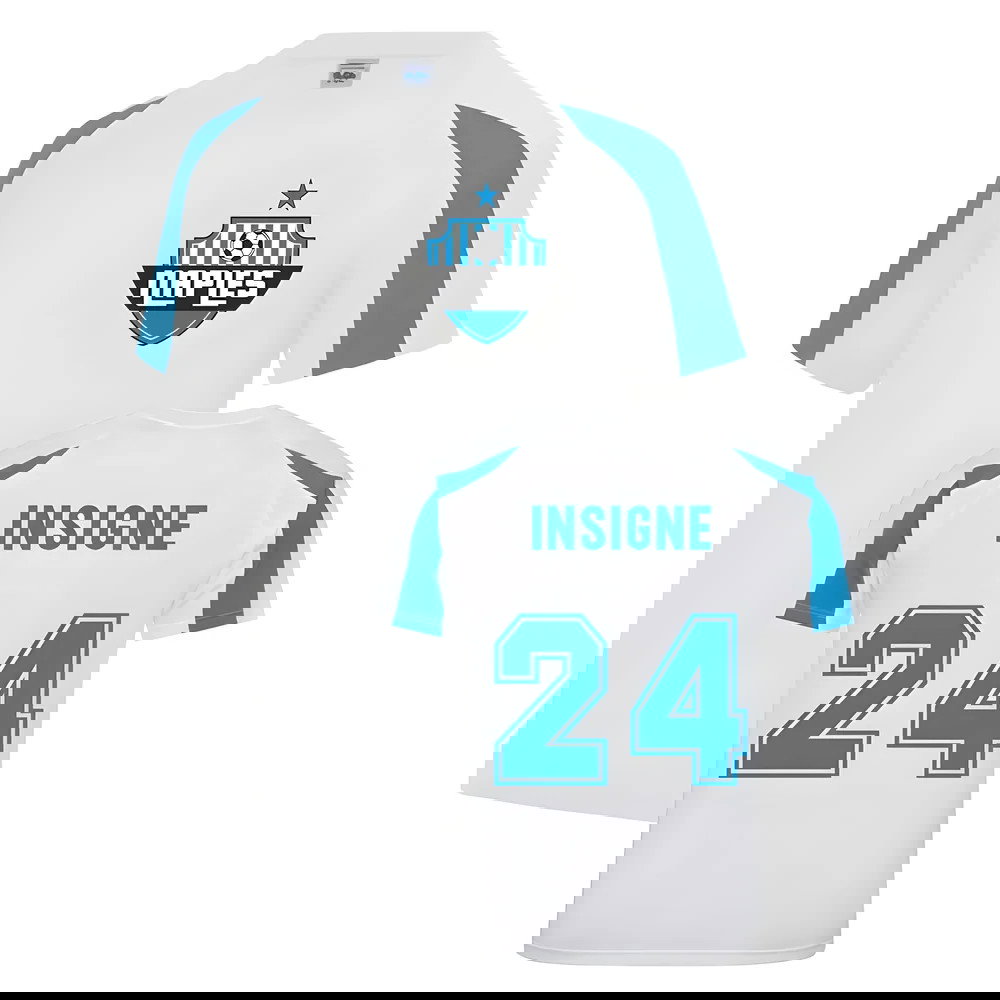 Lorenzo Insigne Napoli Sports Training Jersey (White)