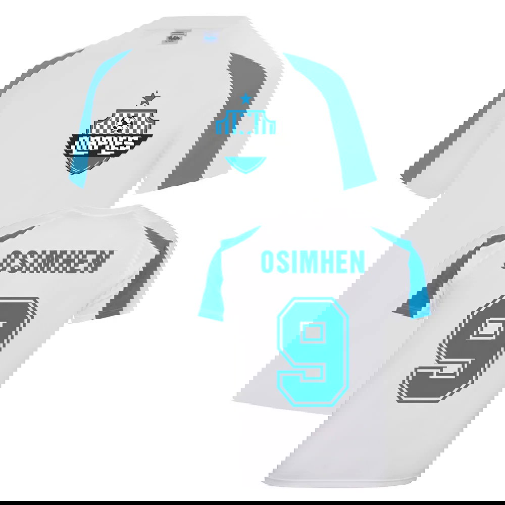 Victor James Osimhen Napoli Sports Training Jersey (White)