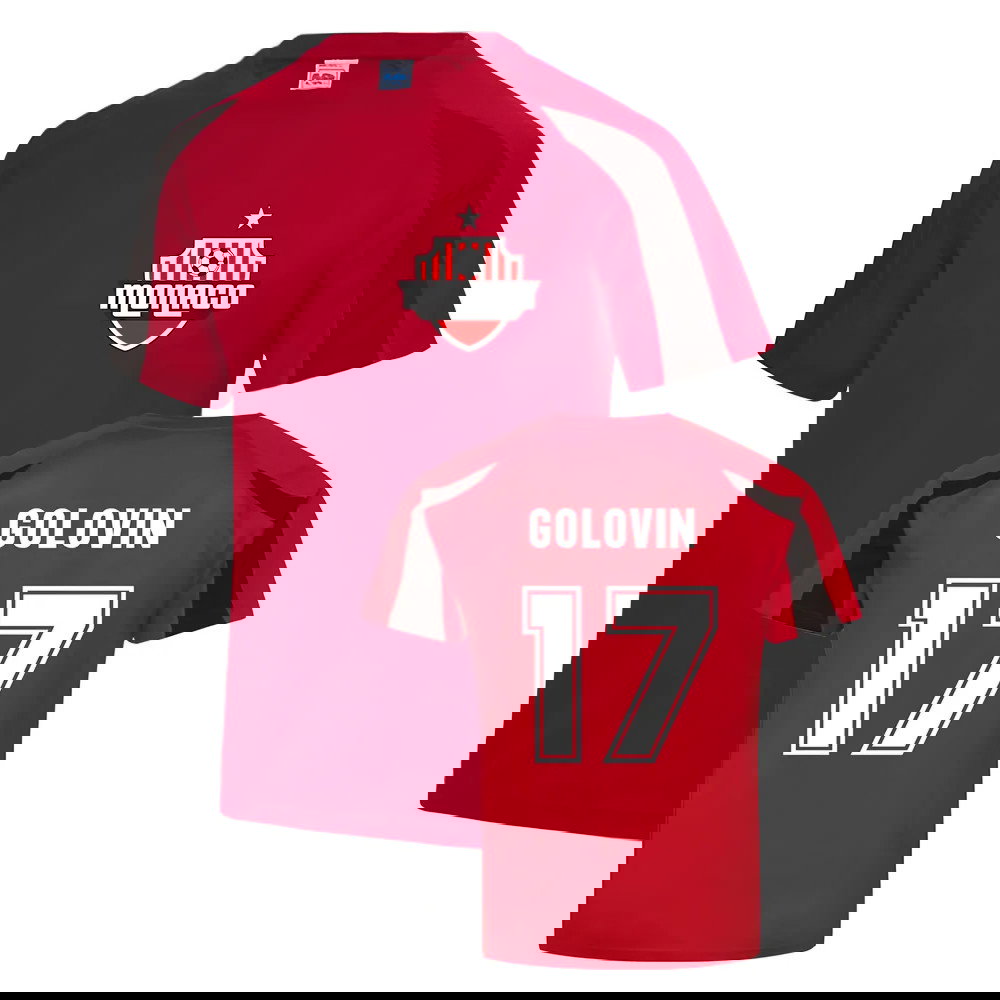 Aleksandr Golovin Monaco Sports Training Jersey (Red)