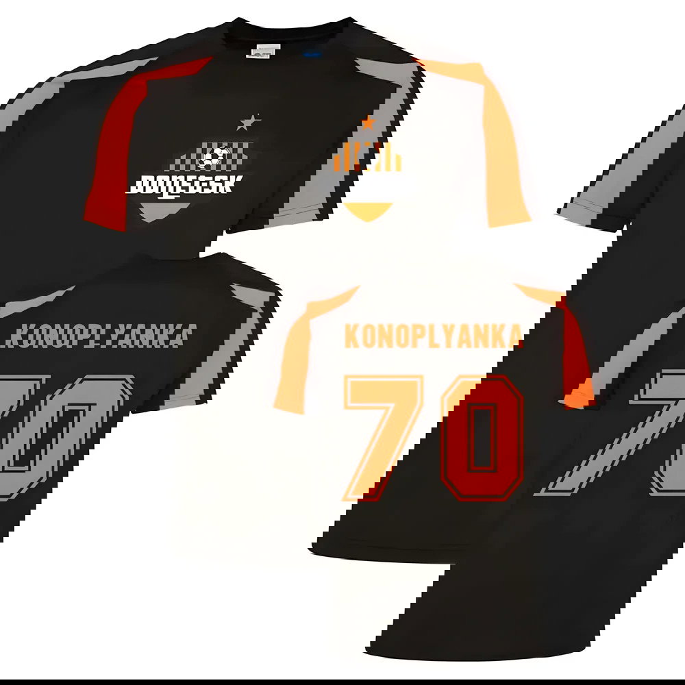 Yevgen Konoplyanka Donetsk Sports Training Jersey (Black)