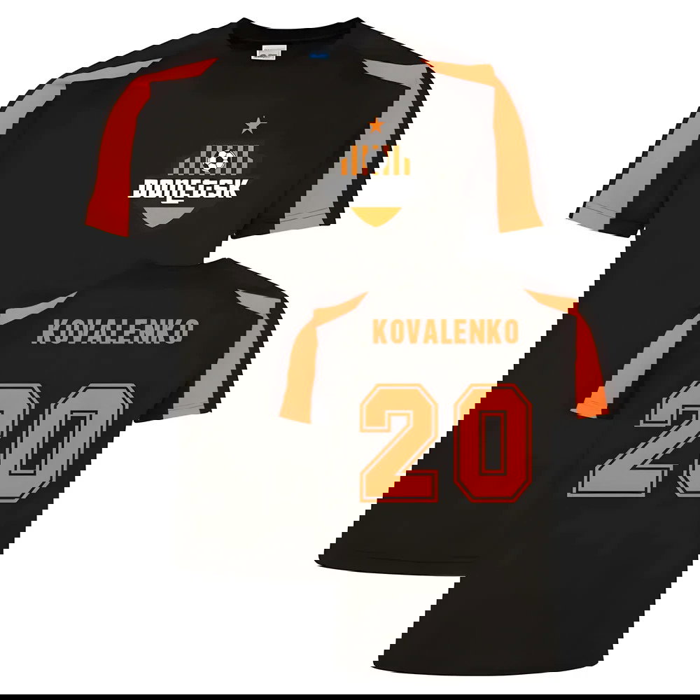 Viktor Kovalenko Donetsk Sports Training Jersey (Black)