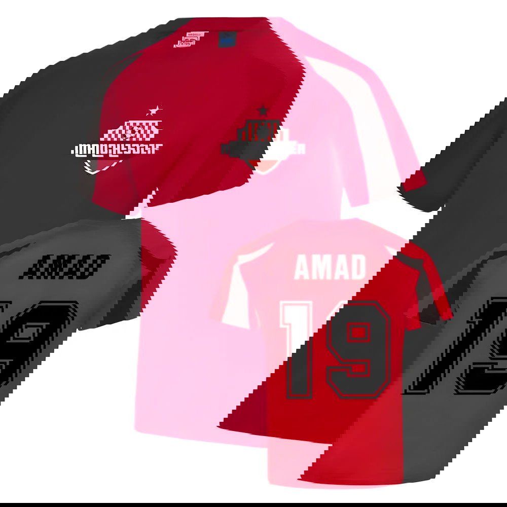 Amad Diallo Manchester Sports Training Jersey (Red)