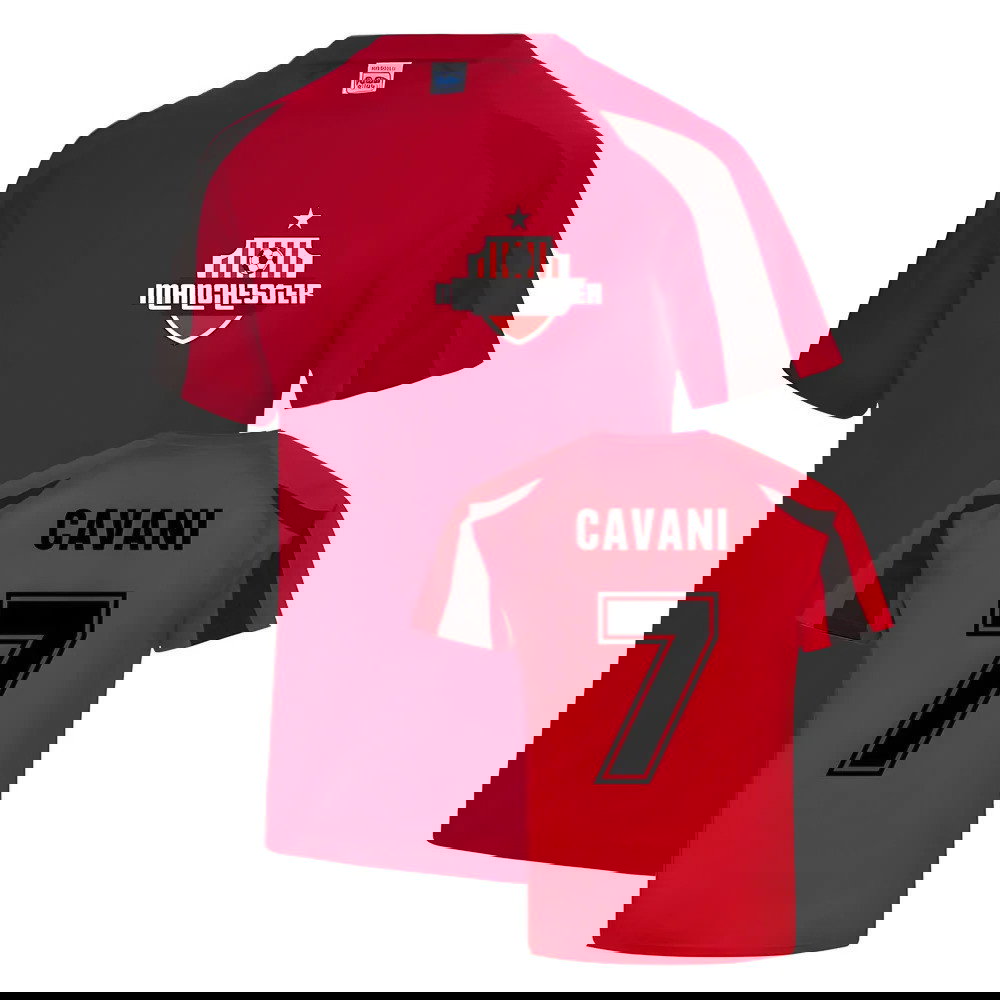 Edinson Cavani Manchester Sports Training Jersey (Red)