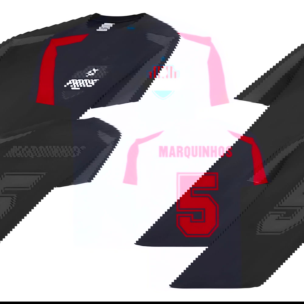 Marquinhos Paris Sports Training Jersey (Navy)