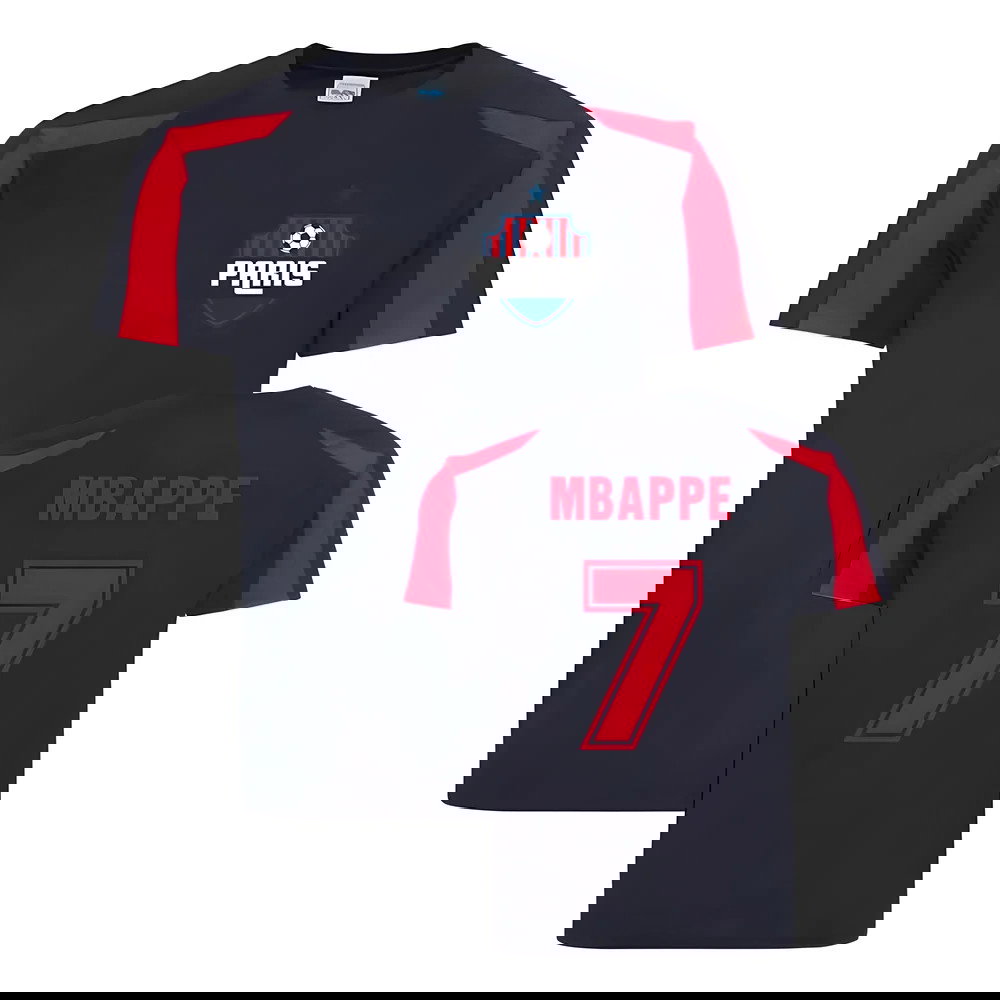 Kylian Mbappe Paris Sports Training Jersey (Navy)