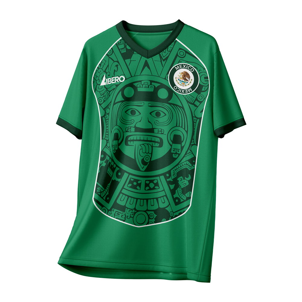 Mexico 1998 Vintage Style Concept Shirt Adult Short Sleeve (Blanco 10)