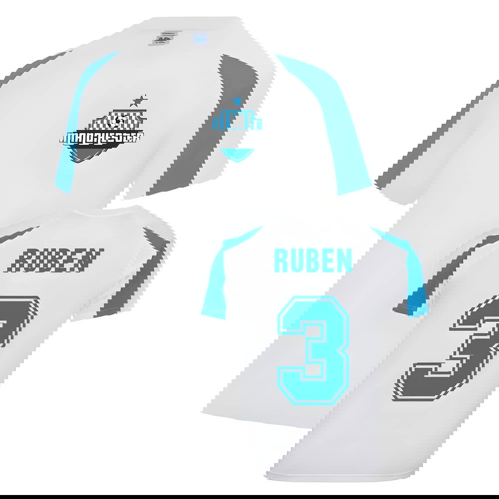 Ruben Dias Man City Sports Training Jersey (White)