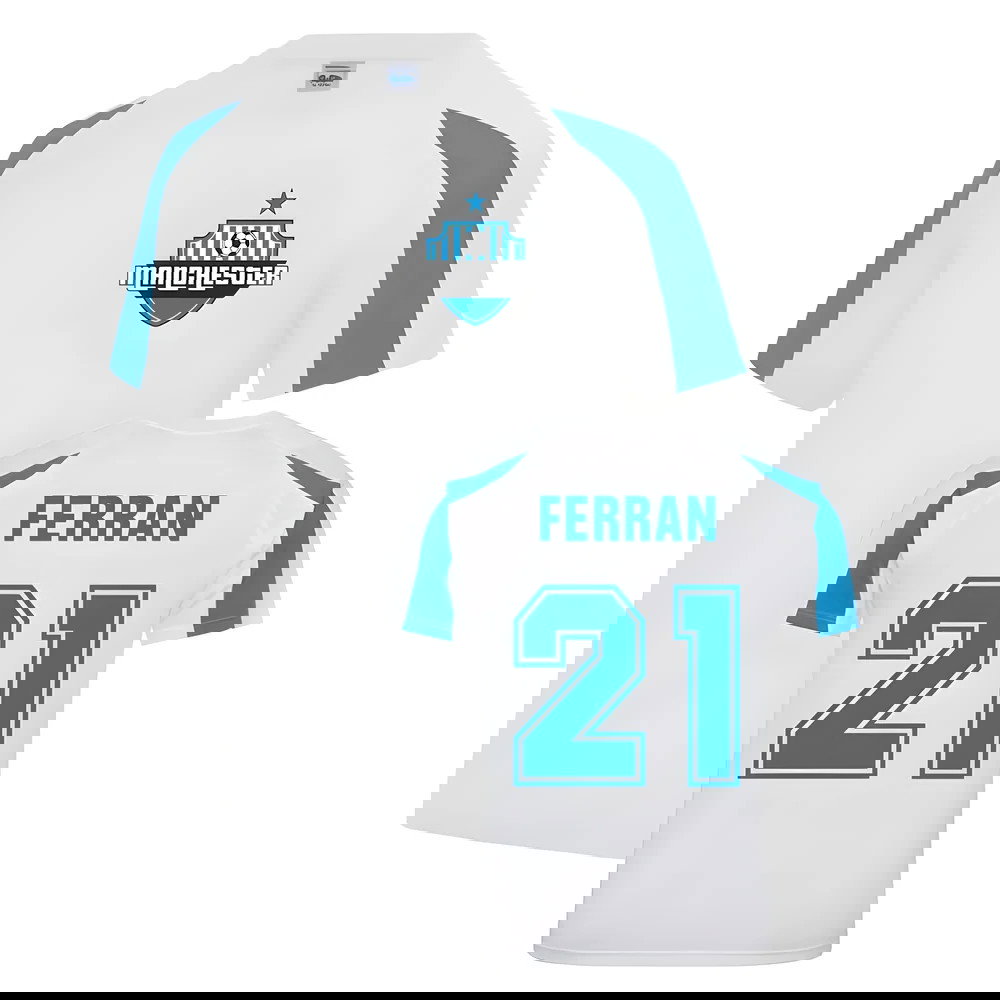 Ferran Torres Man City Sports Training Jersey (White)
