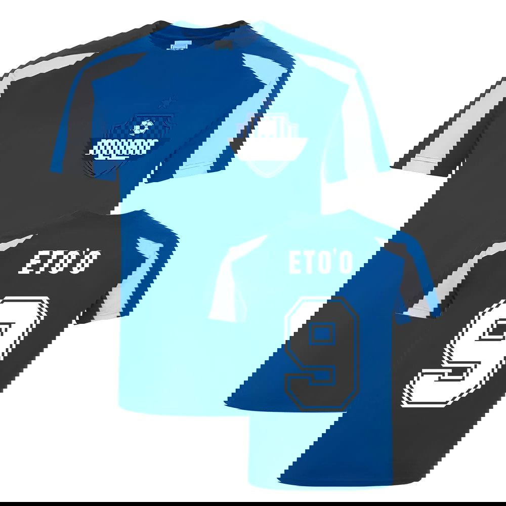 Samuel Eto\'o Inter Milan Sports Training Jersey (Blue)