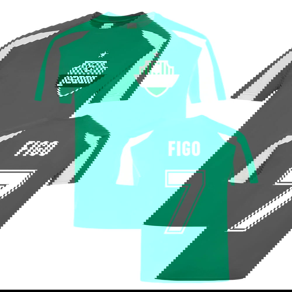 Luis Figo Lisbon Sports Training Jersey (Green)