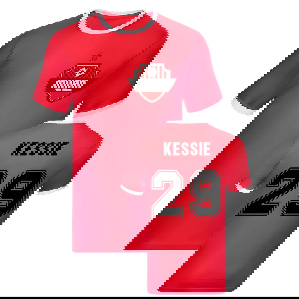 Franck Kessie Milan Ringer Tee (Red)