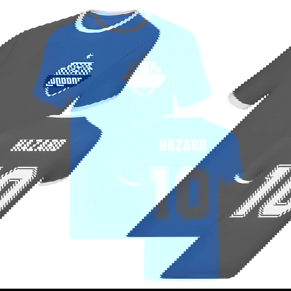 Eden Hazard Ringer Tee (Blue)
