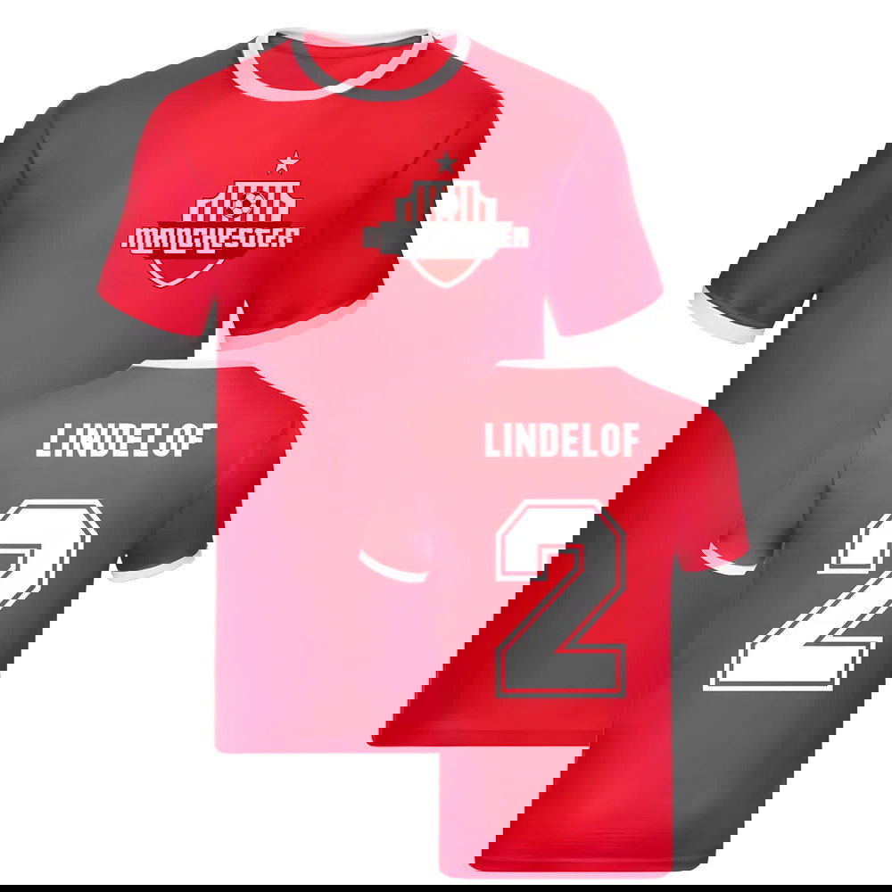 Victor Lindelof Manchester Ringer Tee (Red)