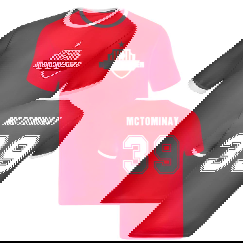 Scott McTominay Manchester Ringer Tee (Red)