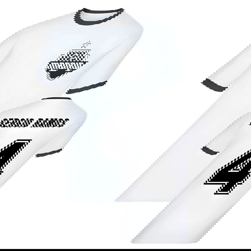 Sergio Ramos Madrid Ringer Tee (White)