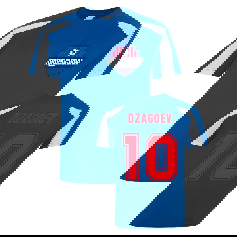 Alan Dzagoev CSKA Moscow Sports Training Jersey (Blue)