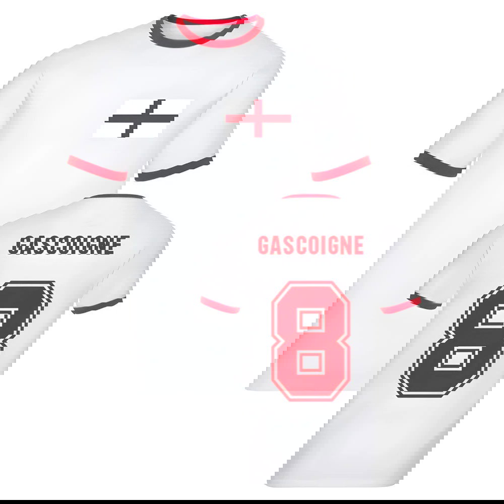 Paul Gascoigne England Ringer Tee (White)