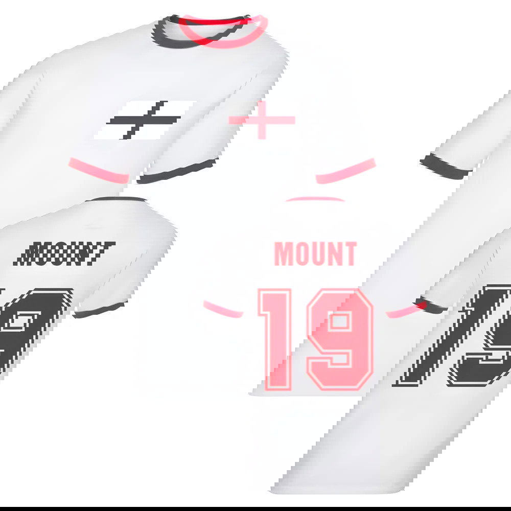 Mason Mount England Ringer Tee (White)