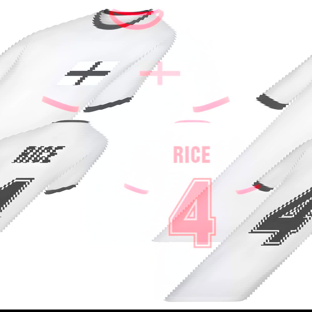 Declan Rice England Ringer Tee (White)