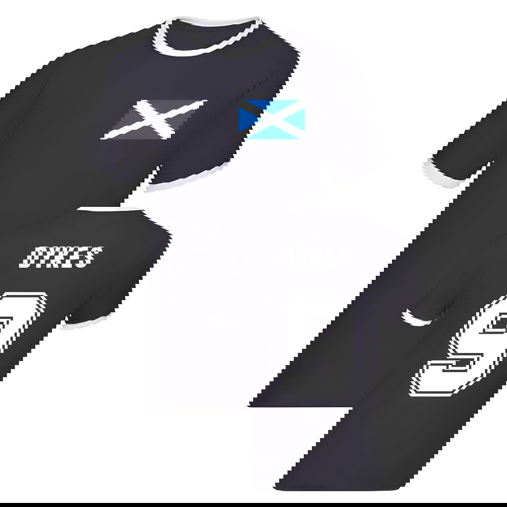 Lynden Dykes Scotland Ringer Tee (Navy)