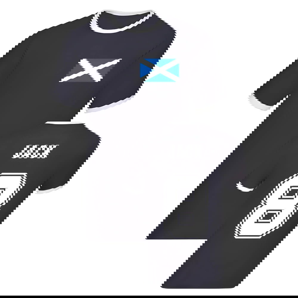 Ryan Jack Scotland Ringer Tee (Navy)