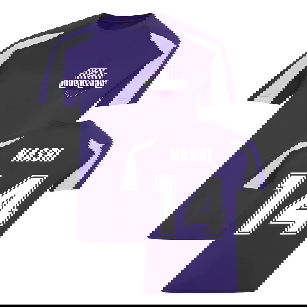 Samir Nasri Anderlecht Sports Training Jersey (Purple)